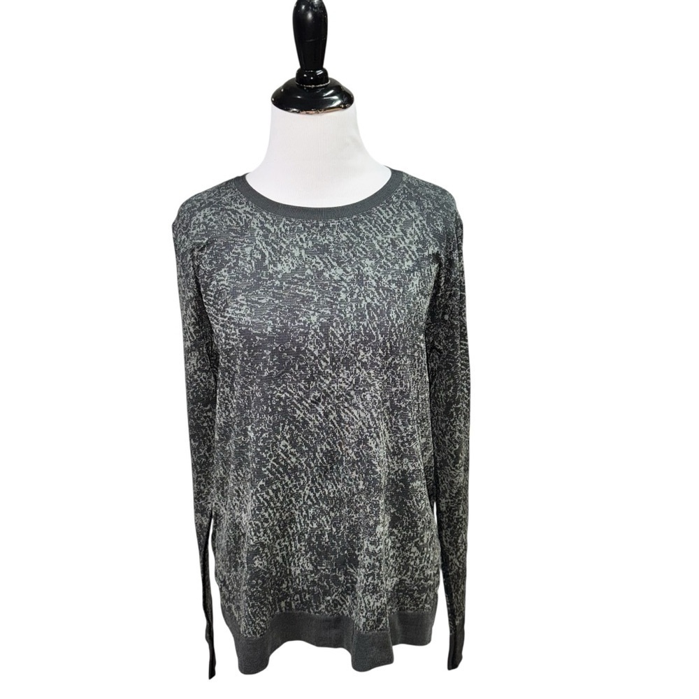 Lululemon Women's Size 10 Swiftly Breathe Long Sleeve Athletic Top Floral Fauna